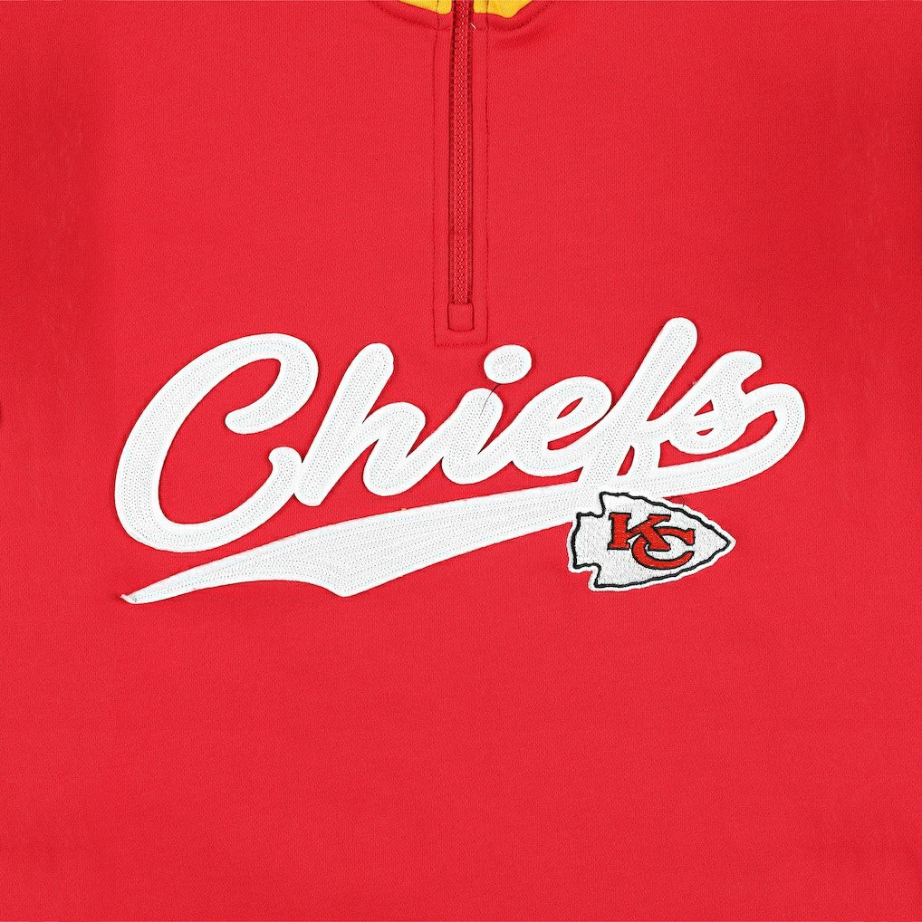Kansas City Chiefs Tommy Hilfiger Aiden Quarter-Zip Sweatshirt Red/Gold