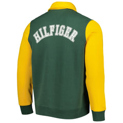 Green Bay Packers Tommy Hilfiger Aiden Quarter-Zip Sweatshirt Green/Gold