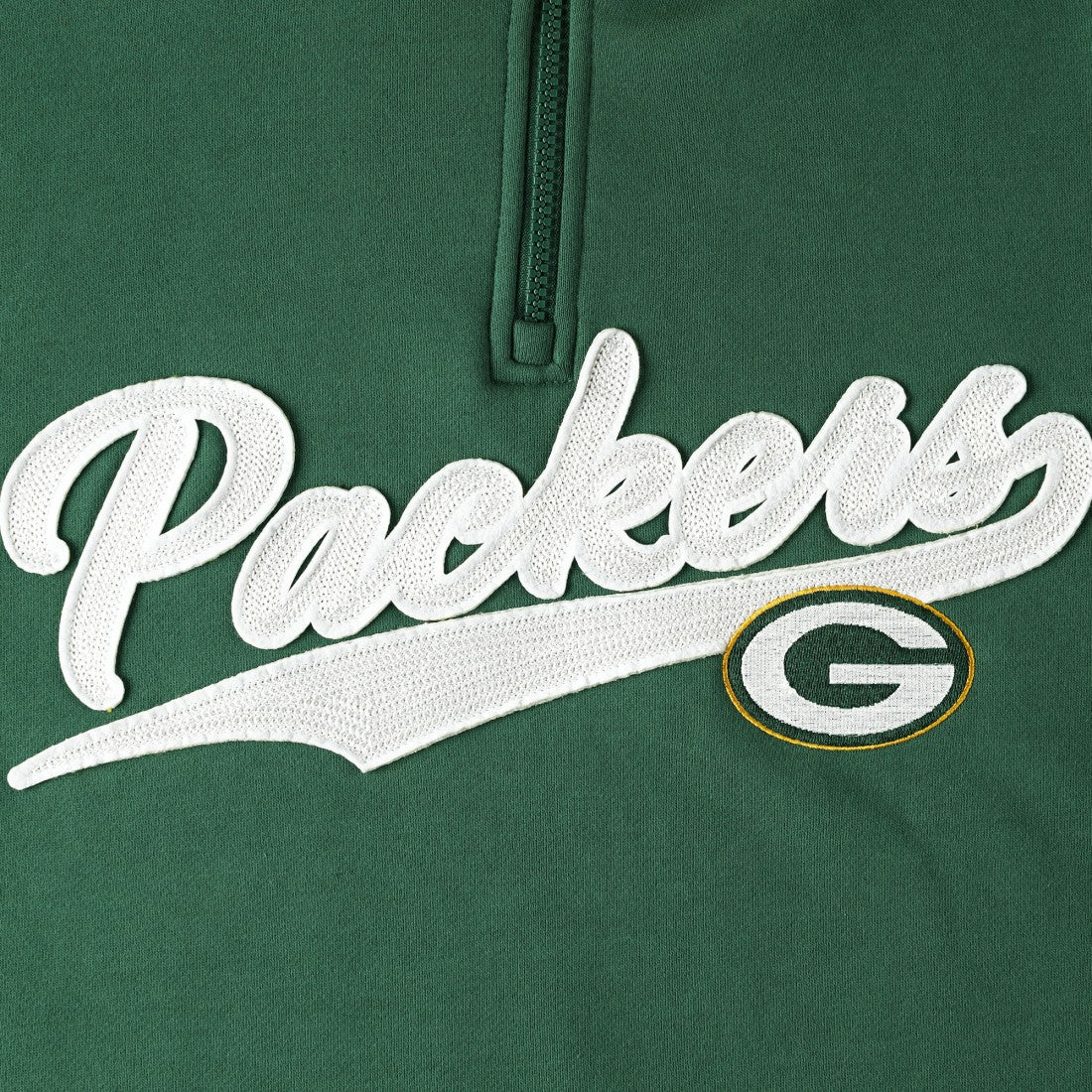 Green Bay Packers Tommy Hilfiger Aiden Quarter-Zip Sweatshirt Green/Gold