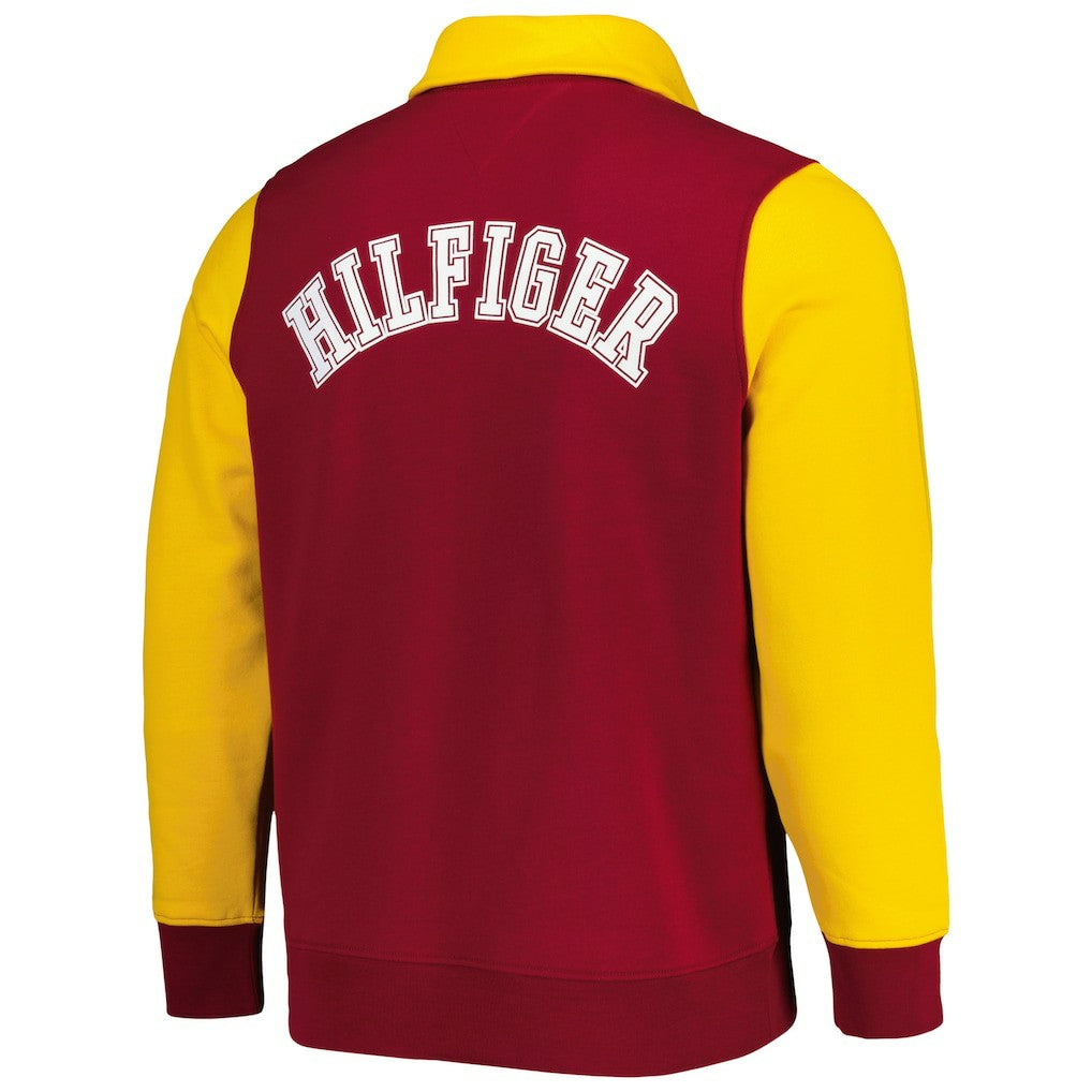 Washington Commanders Tommy Hilfiger Aiden Quarter-Zip Sweatshirt Burgundy/Gold