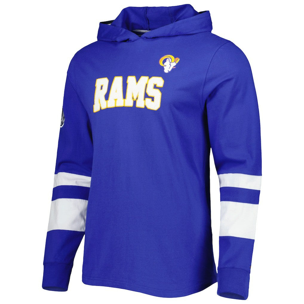 Los Angeles Rams Tommy Hilfiger Alex Long Sleeve Hoodie T-Shirt Royal/White