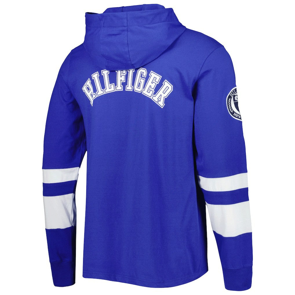 Los Angeles Rams Tommy Hilfiger Alex Long Sleeve Hoodie T-Shirt Royal/White