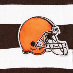 Cleveland Browns Starter Halftime Long Sleeve T-Shirt Brown/White