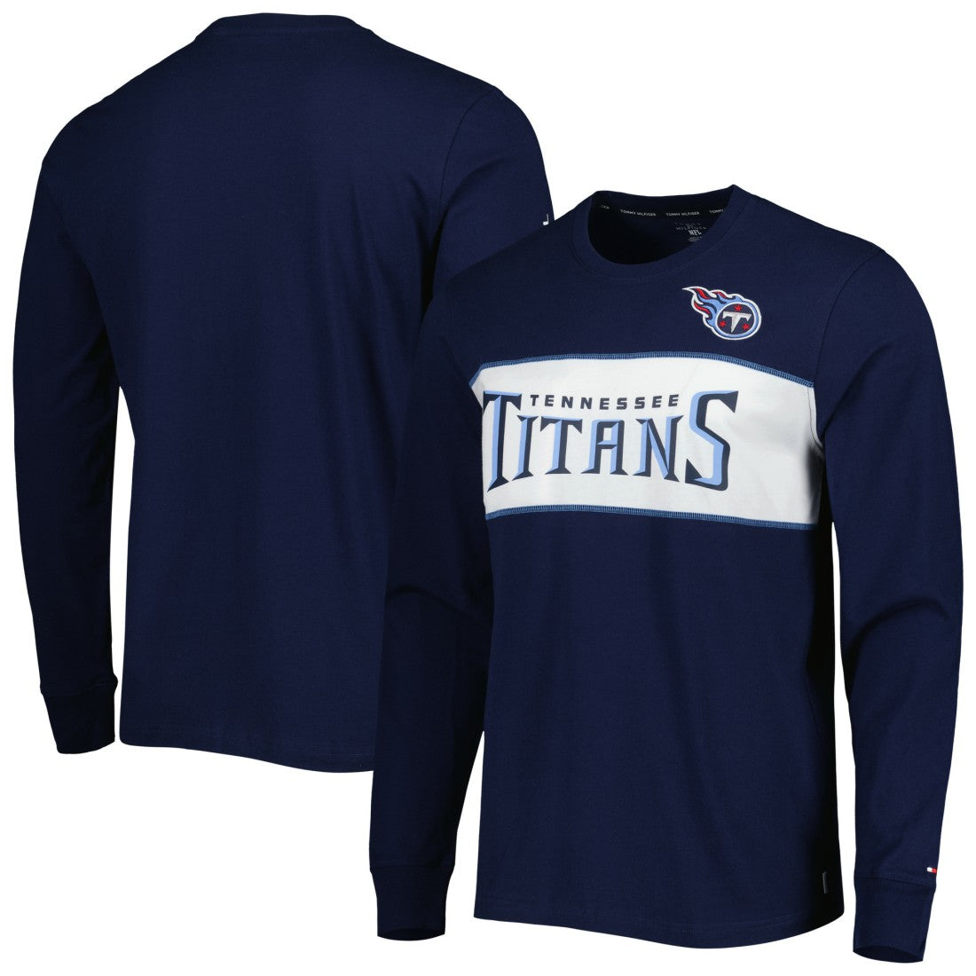 Tennessee Titans Tommy Hilfiger Peter Team Long Sleeve T-Shirt Navy