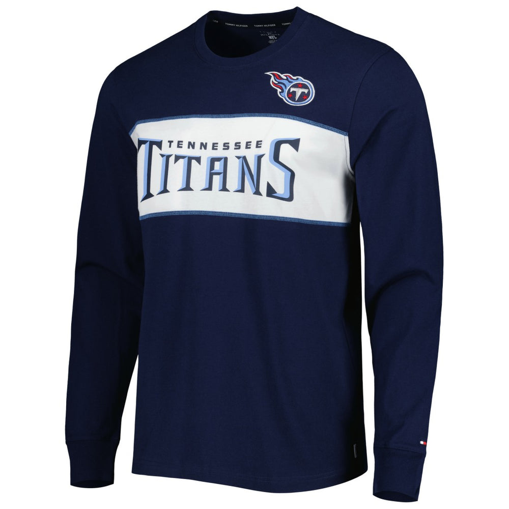 Tennessee Titans Tommy Hilfiger Peter Team Long Sleeve T-Shirt Navy