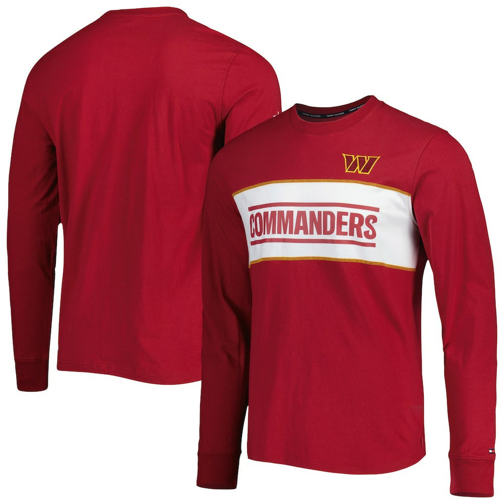 Washington Commanders Tommy Hilfiger Peter Team Long Sleeve T-Shirt Burgundy