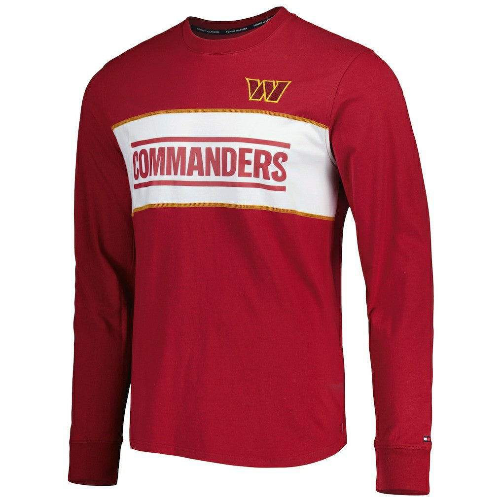Washington Commanders Tommy Hilfiger Peter Team Long Sleeve T-Shirt Burgundy