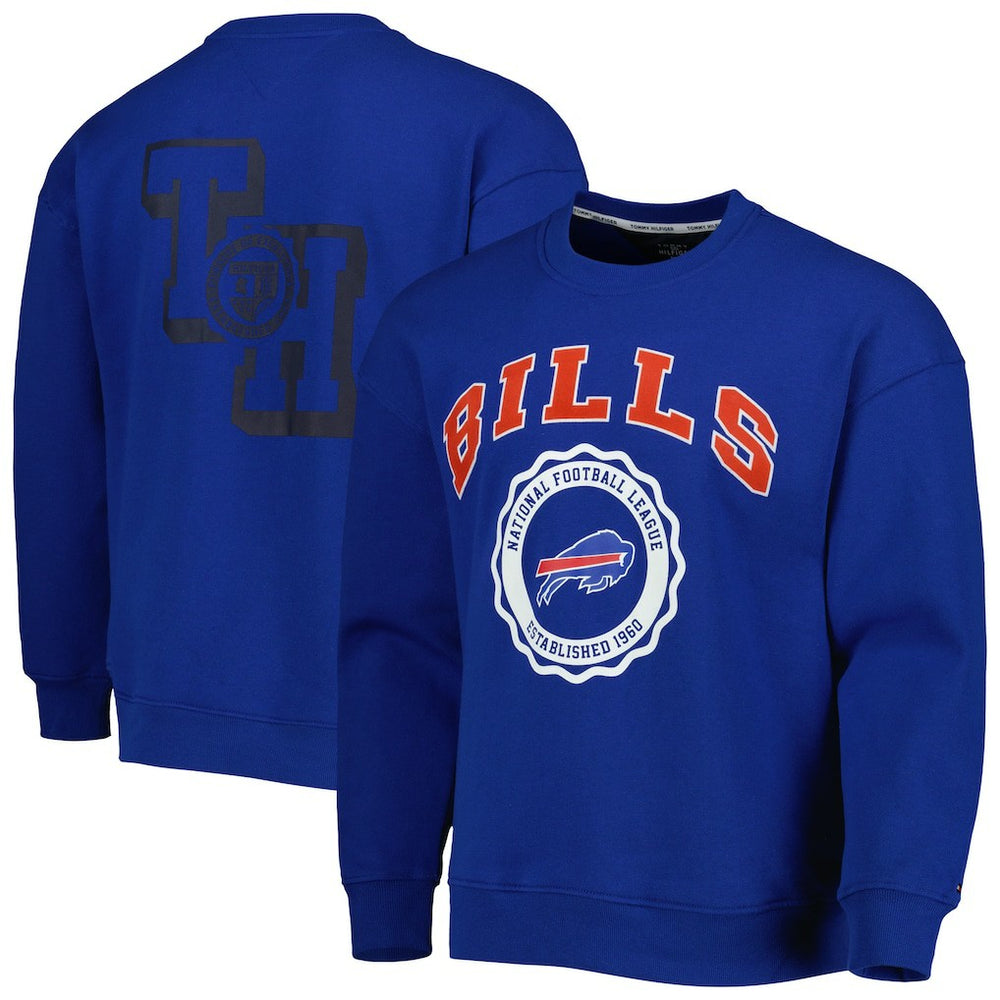 Buffalo Bills Tommy Hilfiger Ronald Crew Sweatshirt Royal