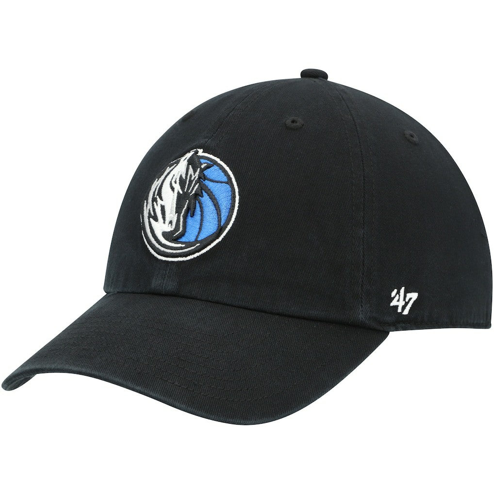 Dallas Mavericks '47 Core Logo Clean Up Adjustable Hat Black