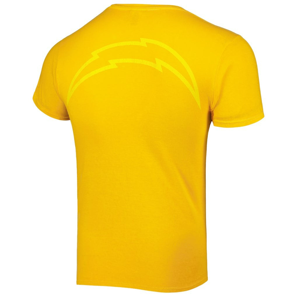 Los Angeles Chargers '47 Fast Track Tonal Highlight T-Shirt Gold