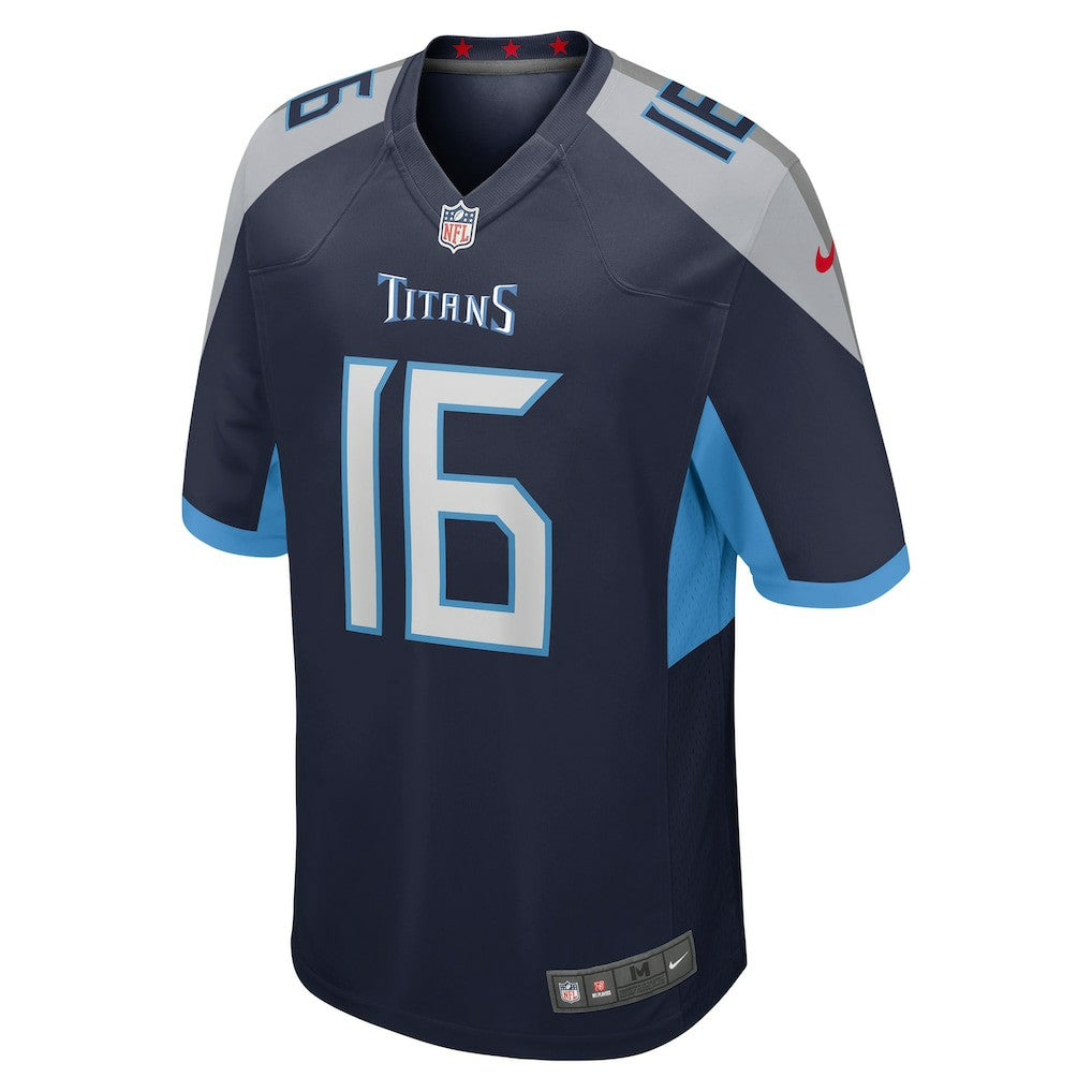Treylon Burks Tennessee Titans Player Game Jersey Navy