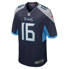 Treylon Burks Tennessee Titans Player Game Jersey Navy