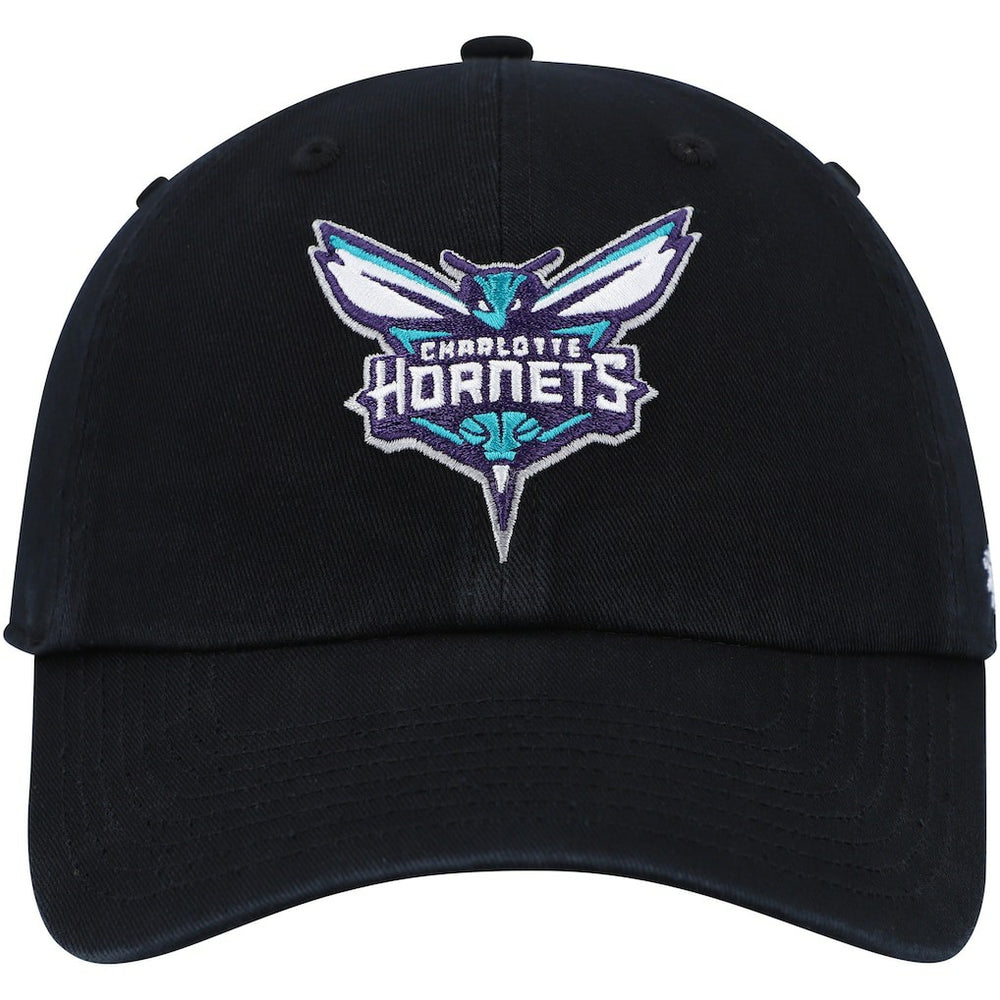 Charlotte Hornets '47 Core Logo Clean Up Adjustable Hat Black