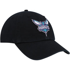 Charlotte Hornets '47 Core Logo Clean Up Adjustable Hat Black