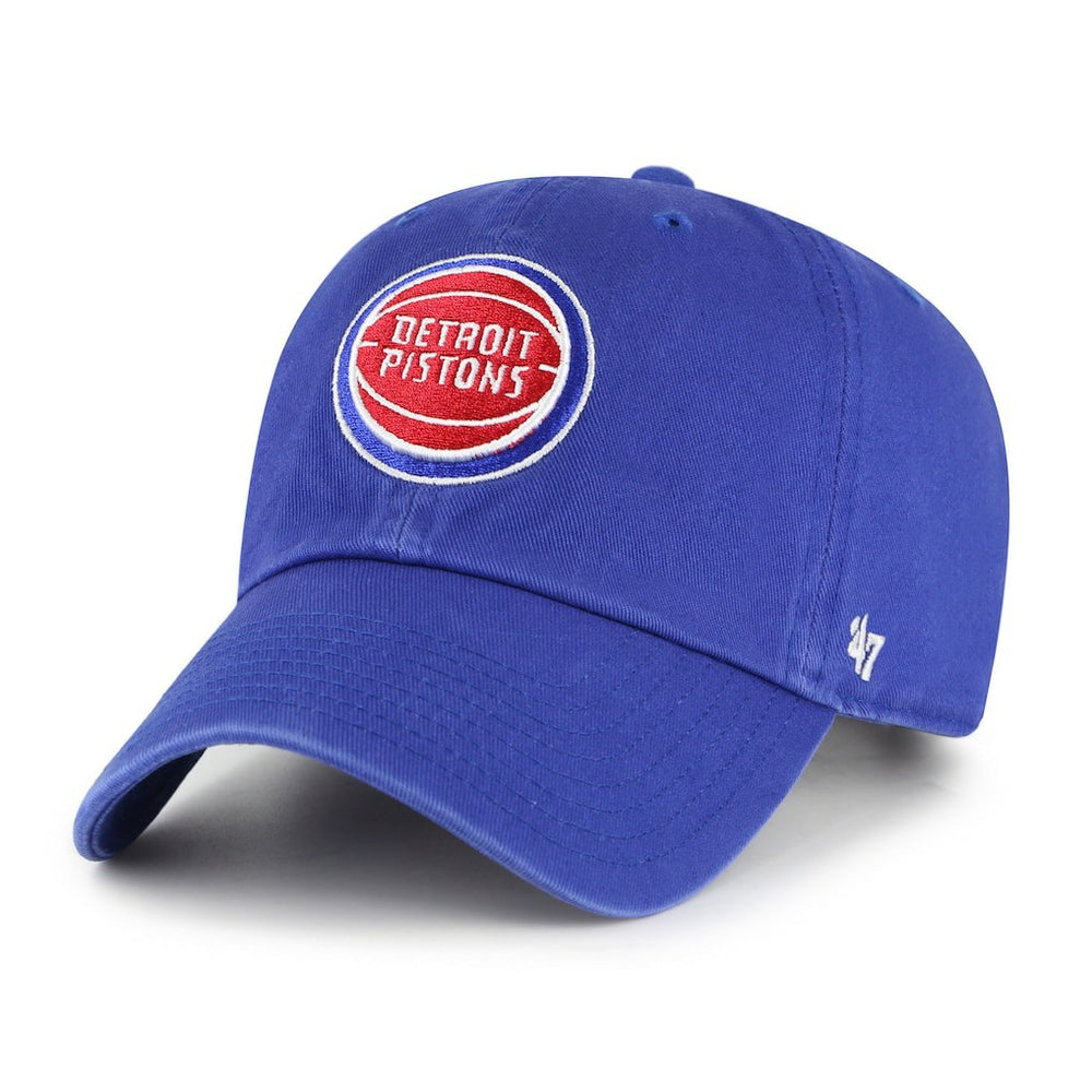 Detroit Pistons '47 Core Logo Clean Up Adjustable Hat Royal