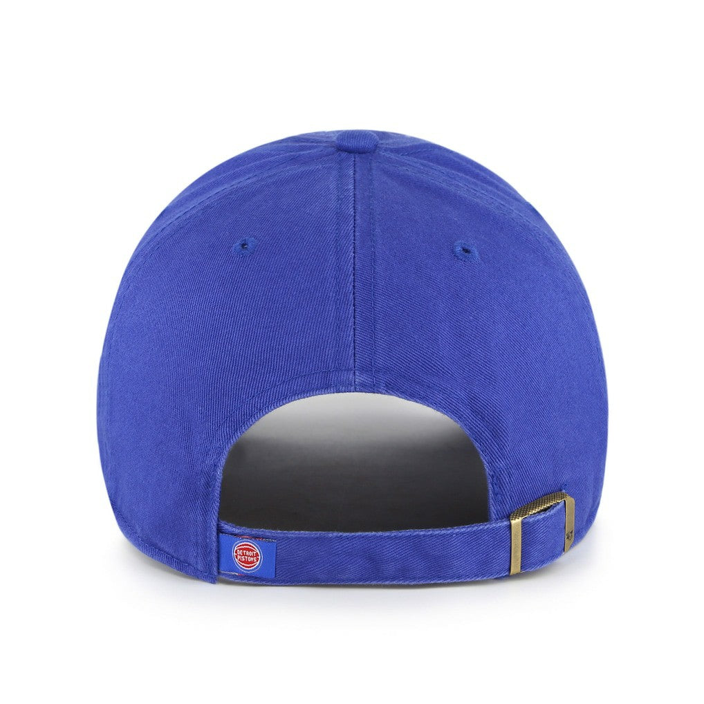Detroit Pistons '47 Core Logo Clean Up Adjustable Hat Royal
