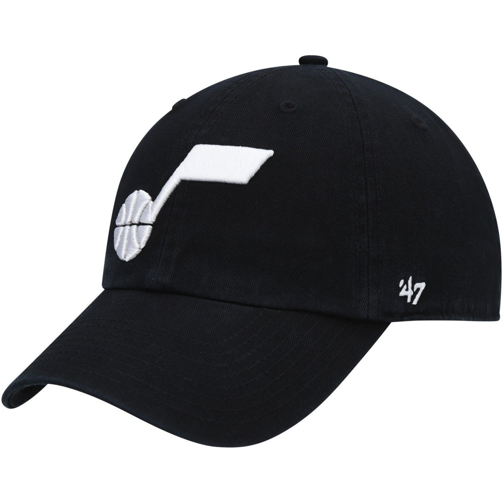 Utah Jazz '47 Core Logo Clean Up Adjustable Hat Black