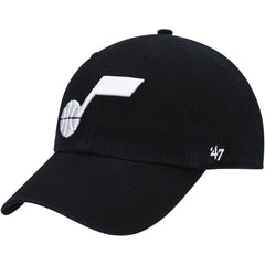 Utah Jazz '47 Core Logo Clean Up Adjustable Hat Black