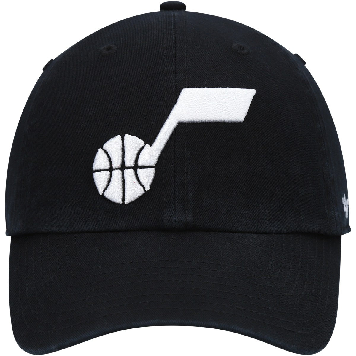 Utah Jazz '47 Core Logo Clean Up Adjustable Hat Black