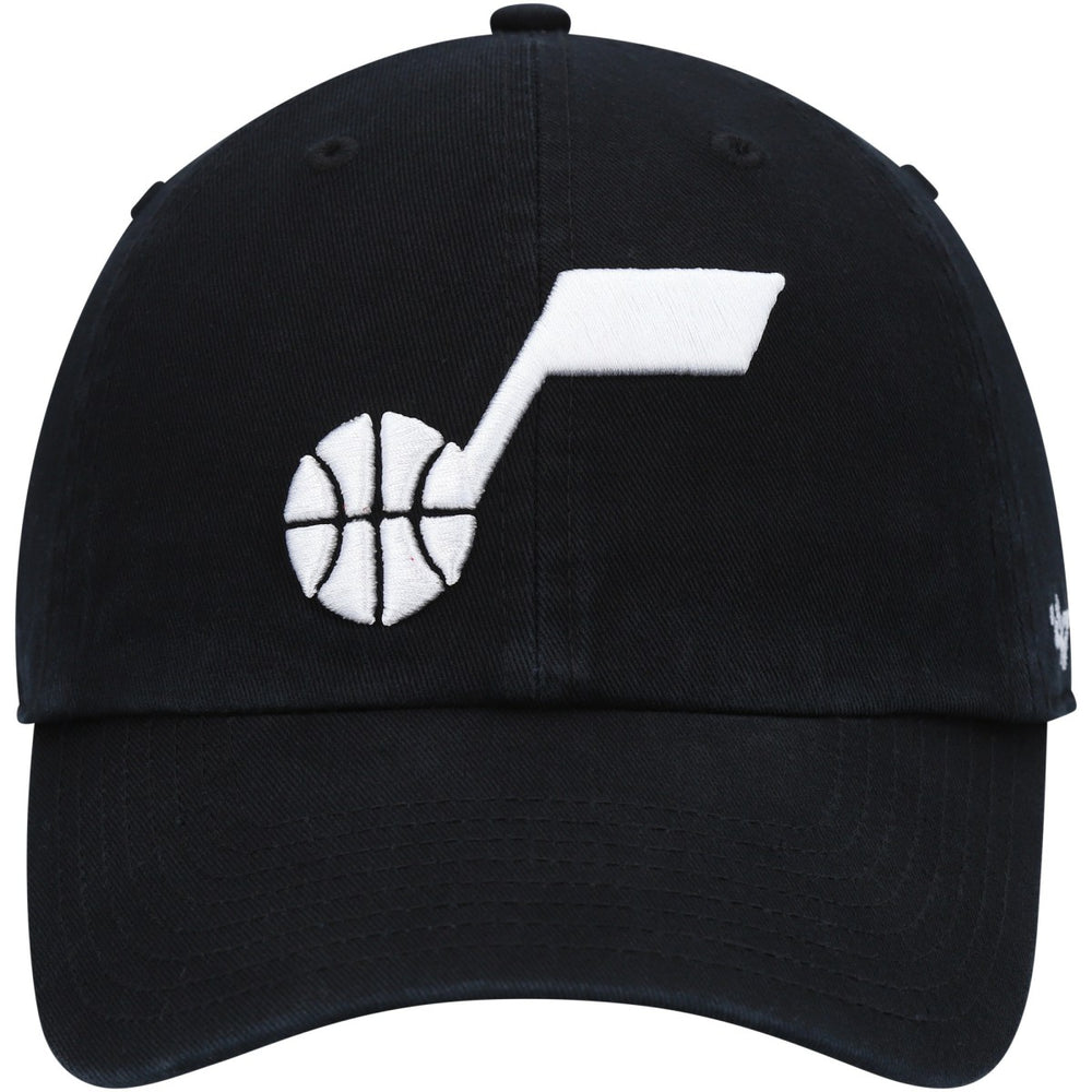 Utah Jazz '47 Core Logo Clean Up Adjustable Hat Black
