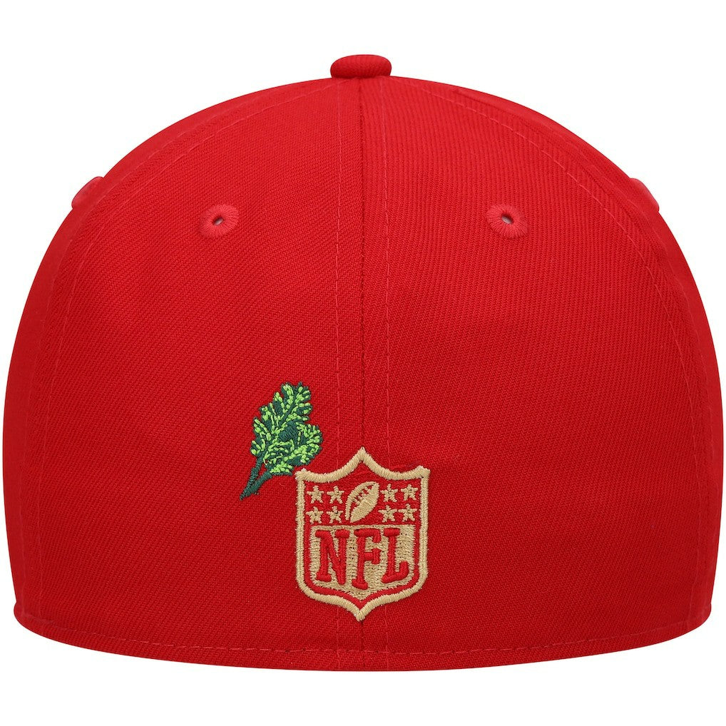 San Francisco 49ers New Era Stateview 59FIFTY Fitted Hat Scarlet