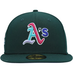 Athletics New Era 1989 World Series Polar Lights 59FIFTY Fitted Hat - Green Hats