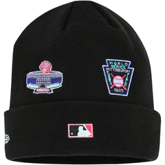 Pittsburgh Pirates New Era Polar Lights Cuffed Knit Hat - Black Hats