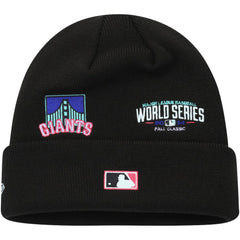 San Francisco Giants New Era Polar Lights Cuffed Knit Hat - Black Hats