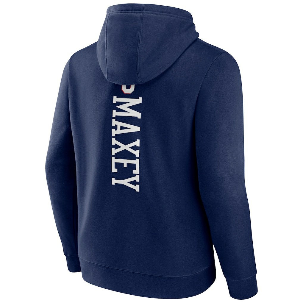 Tyrese Maxey Philadelphia 76ers Playmaker Pullover Hoodie Navy