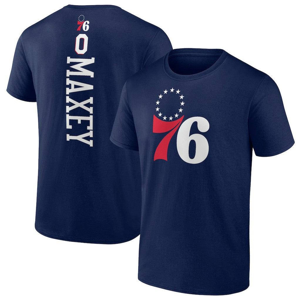 Tyrese Maxey Philadelphia 76ers Playmaker T-Shirt Navy