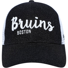 NHL Boston Bruins '47 Women's Encore MVP Trucker Snapback Hat - Black/White