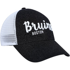 NHL Boston Bruins '47 Women's Encore MVP Trucker Snapback Hat - Black/White
