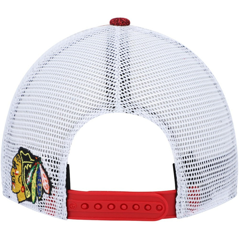 NHL Chicago Blackhawks '47 Women's Encore MVP Trucker Snapback Hat - Red/White