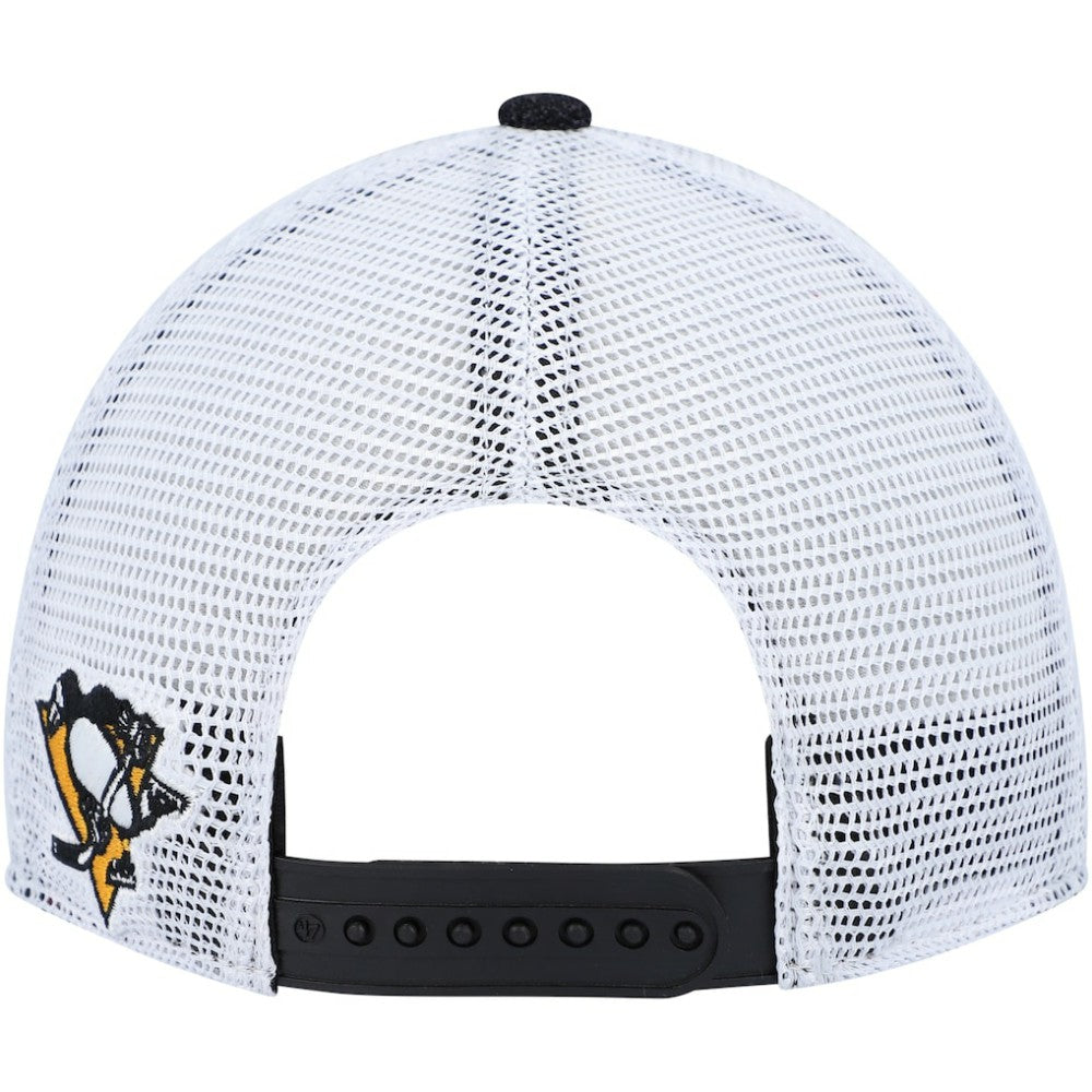 NHL Pittsburgh Penguins '47 Women's Encore MVP Trucker Snapback Hat - Black/White