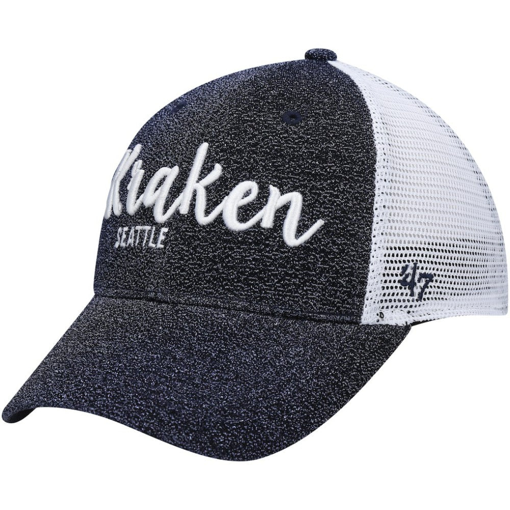 NHL Seattle Kraken '47 Women's Encore MVP Trucker Snapback Hat - Navy/