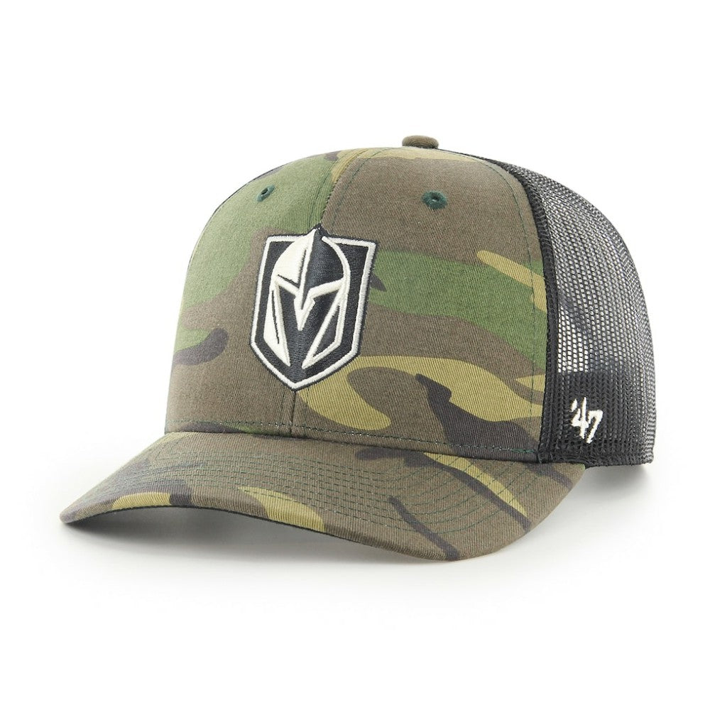 NHL Vegas Golden Knights '47 Trucker Snapback Hat - Camo/Black