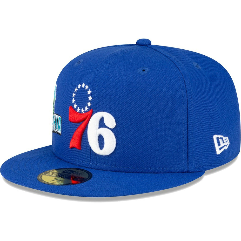 Philadelphia 76ers Stateview 59FIFTY Fitted Hat Royal