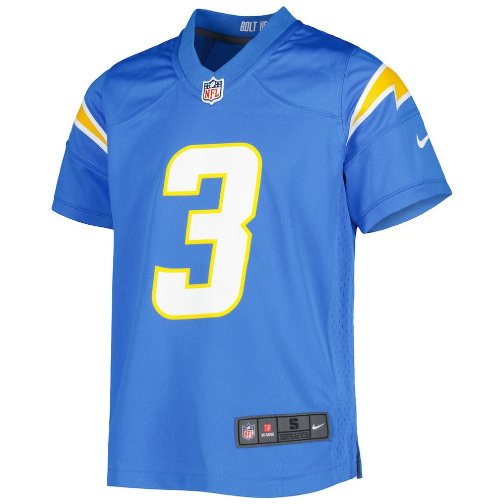 Derwin James Jr. Los Angeles Chargers Youth Game Jersey Powder Blue