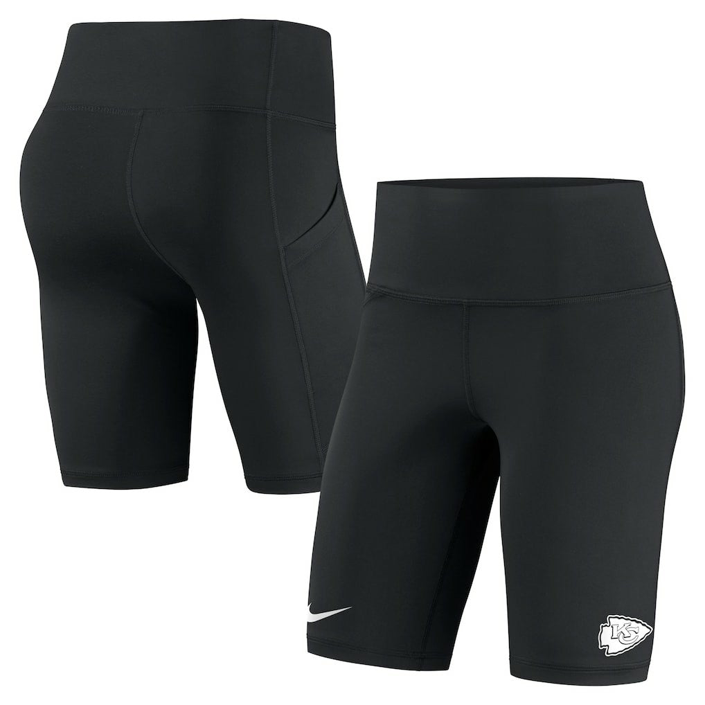 Kansas City Chiefs Women's Biker Shorts Black