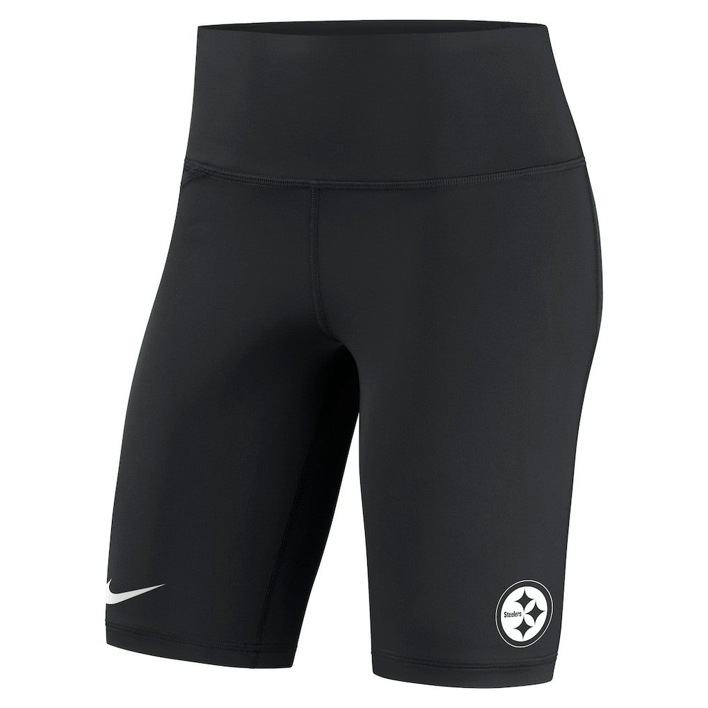 Pittsburgh Steelers Women's Biker Shorts Black