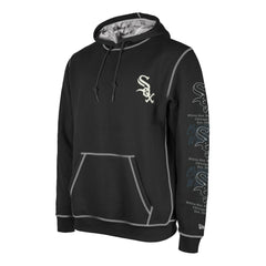 Chicago White Sox New Era Team Split Pullover Hoodie - Black Hoodies