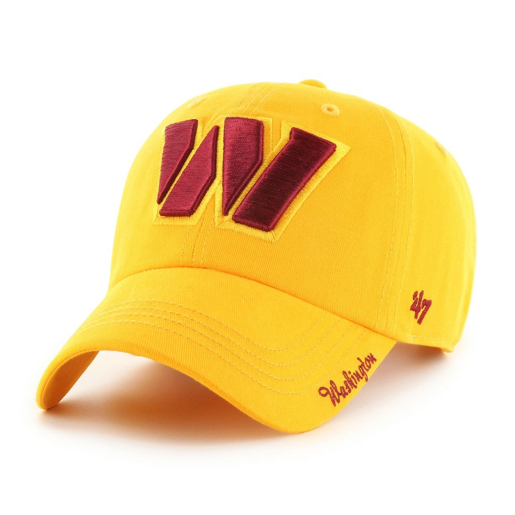 Washington Commanders '47 Women's Miata Clean Up Secondary Logo Adjustable Hat Gold