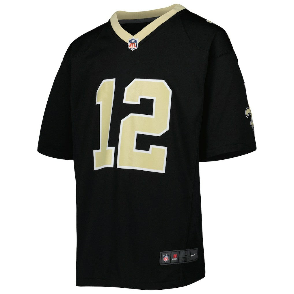Chris Olave New Orleans Saints Youth Game Jersey Black