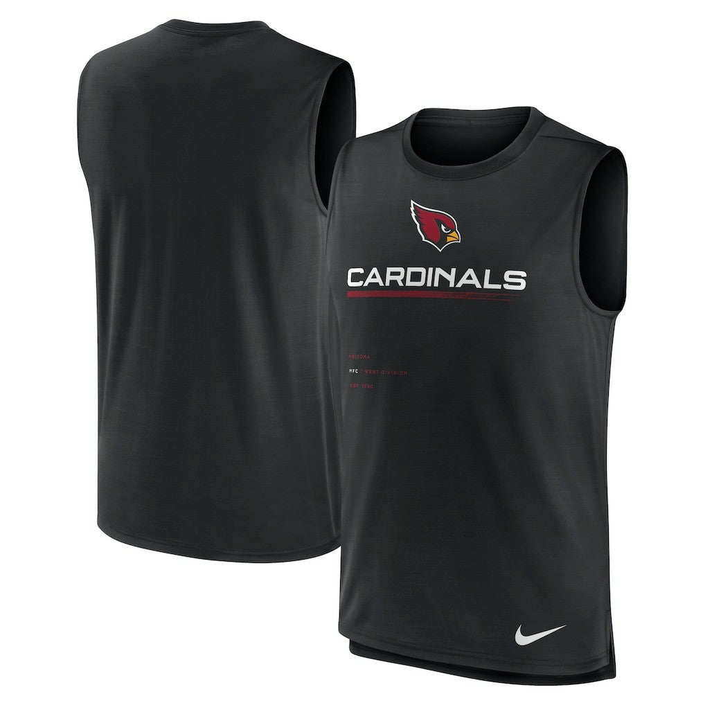 Arizona Cardinals Muscle Trainer Tank Top Black