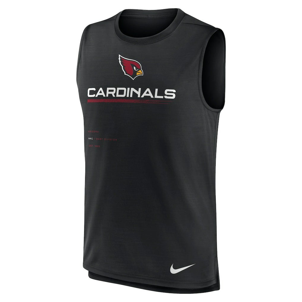 Arizona Cardinals Muscle Trainer Tank Top Black