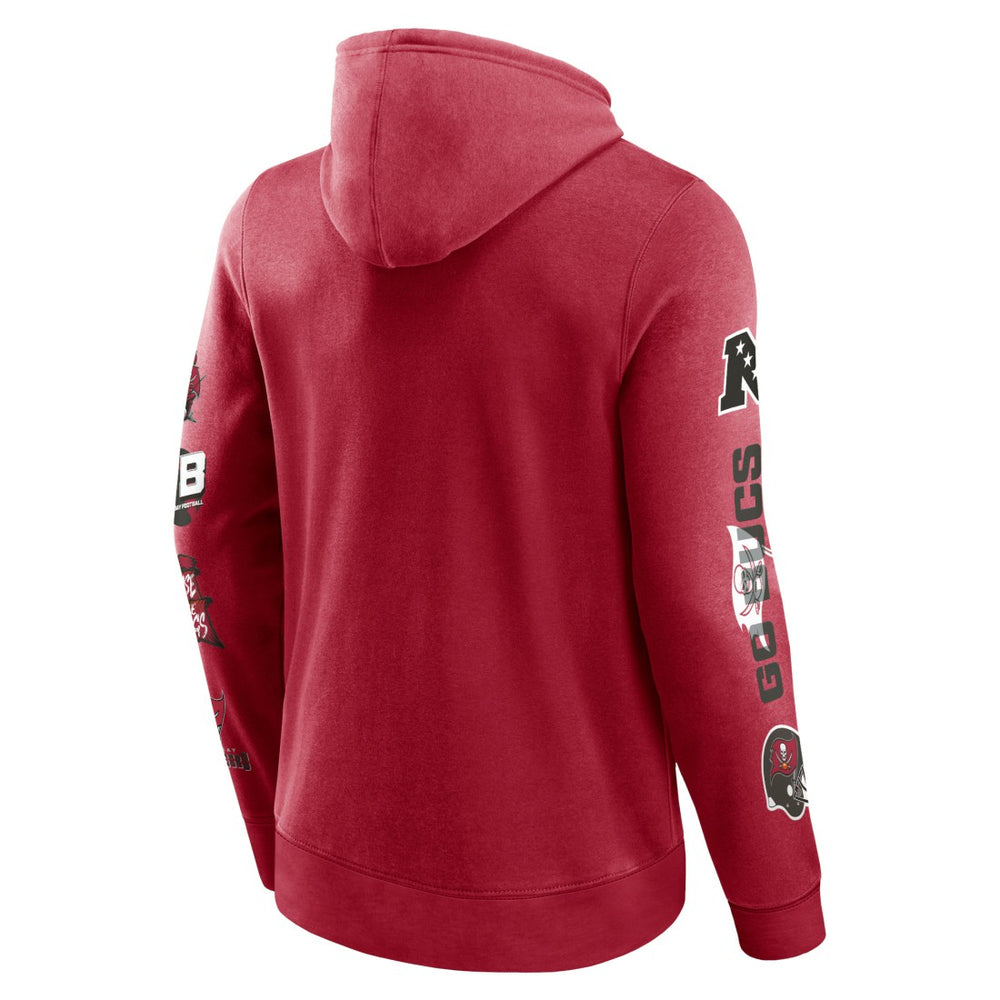 Tampa Bay Buccaneers Extra Innings Pullover Hoodie Red