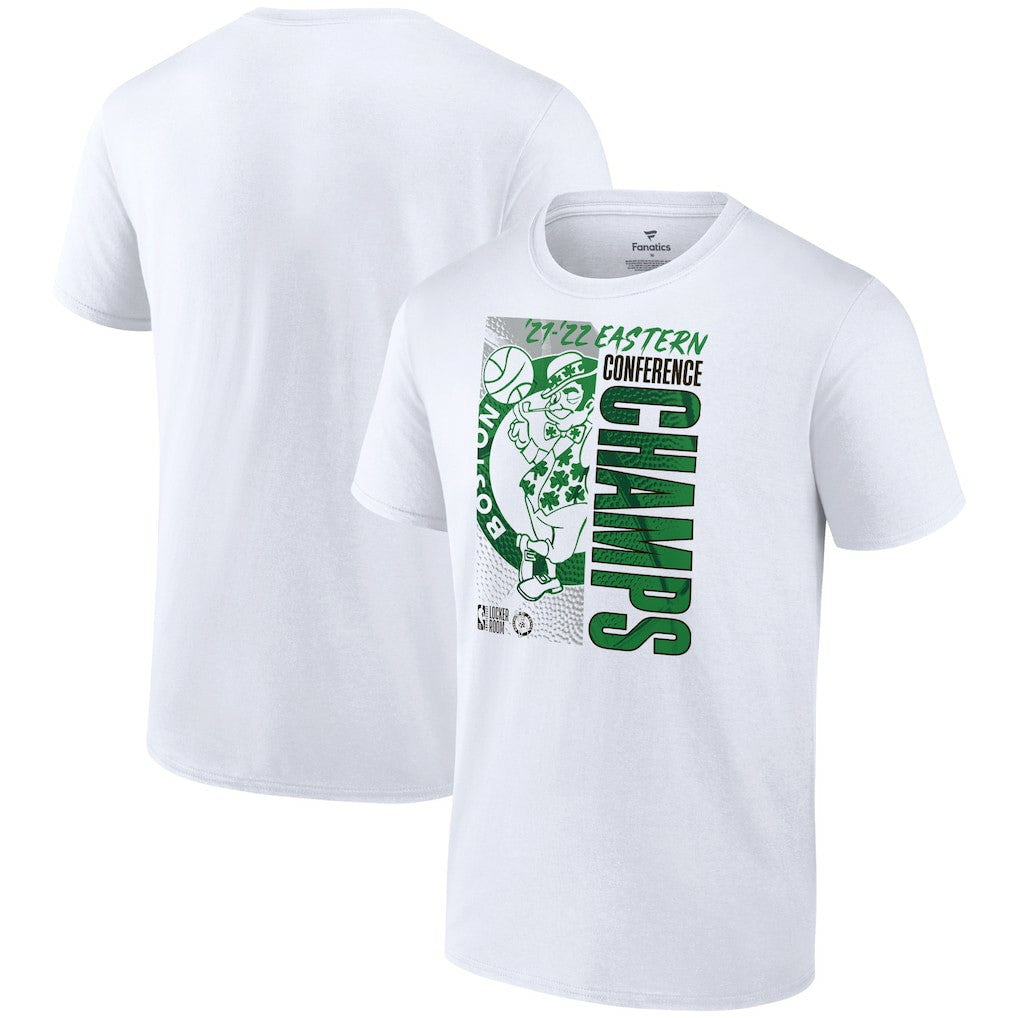 Boston Celtics 2022 Eastern Conference Champions Locker Room T-Shirt White