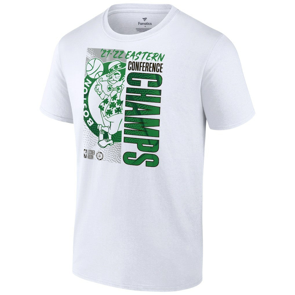 Boston Celtics 2022 Eastern Conference Champions Locker Room T-Shirt White