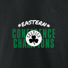 Boston Celtics Women's 2022 Eastern Conference Champions Balanced Attack Roster V-Neck T-Shirt Black