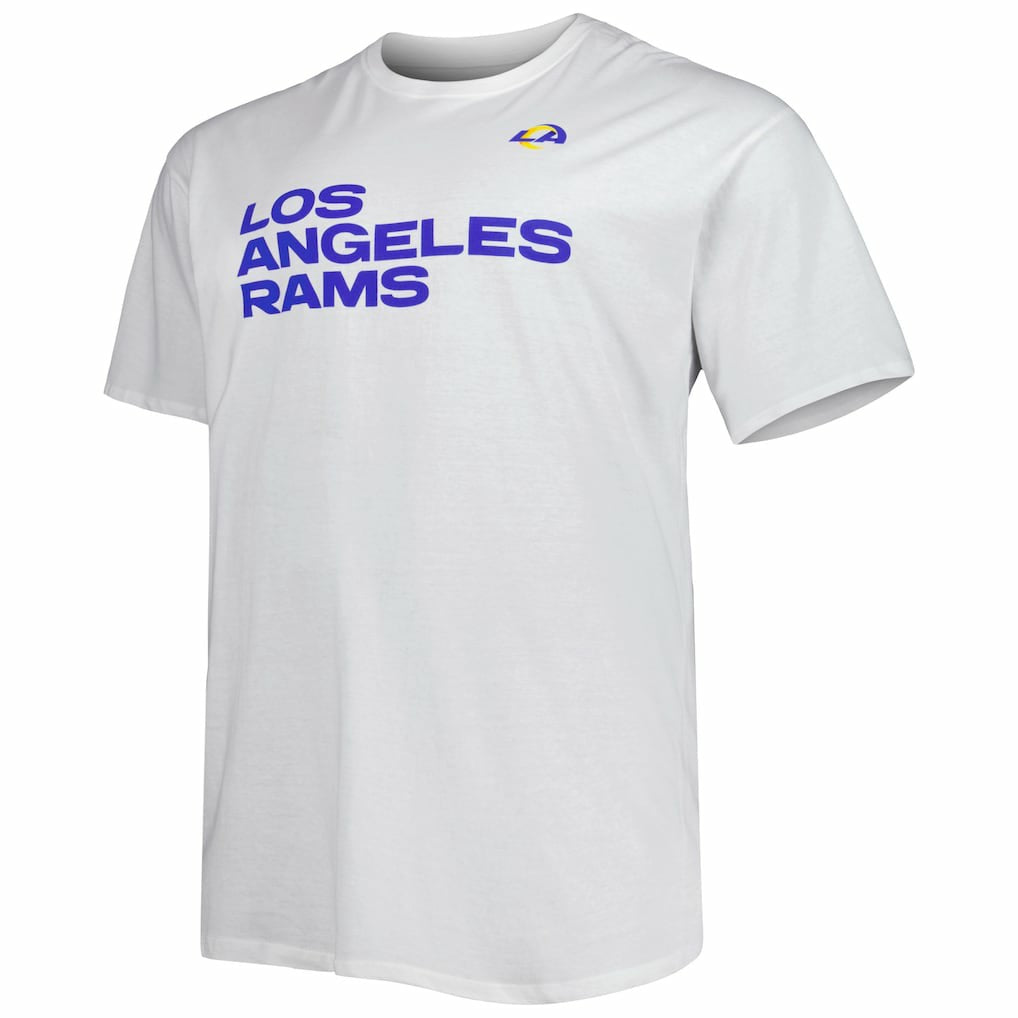 Los Angeles Rams Big & Tall Hometown Collection Hot Shot T-Shirt White